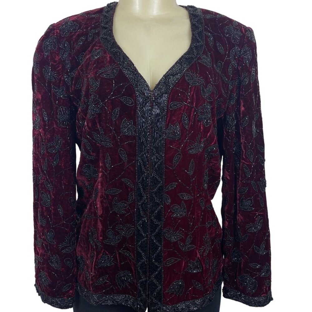 Vintage Niteline Women's Red Blazer Sz S - Picture 1 of 5